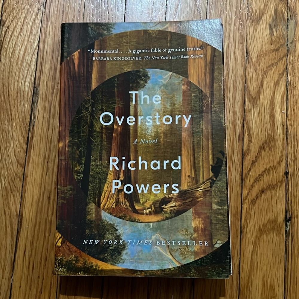 Paperback “The Overstory” Richard Powers, Pulitzer Prize Winner, Book Club